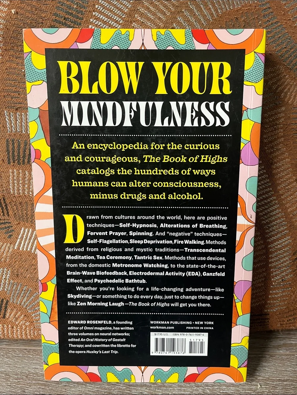 The Book of Highs by 255 Ways to Alter Your Consciousness by Edward Rosenfeld